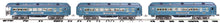 Load image into Gallery viewer, Lionel 11-40021 Standard Gauge BLUE COMET 3 car Passenger set BRASS trim C-10