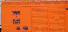 Load image into Gallery viewer, Lionel 6014-85 Frisco Boxcar in CRISP Hagerstown Box 1969 Orange w/Blue print