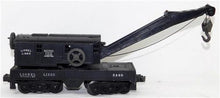 Load image into Gallery viewer, Lionel 2460 Black Bucyrus Erie Crane 2 line version Operates Works 1949-50 12whl