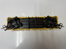 Load image into Gallery viewer, Bachmann 95615 Baltimore & Ohio Flat Car w/ stakes 1525 B&O G gauge Yellow C-8