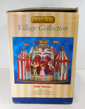 Load image into Gallery viewer, LEMAX 64492 Carnival Side Shows Circus Performers Animated Sound Light 2006 WRX