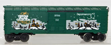 Load image into Gallery viewer, Lionel 6-16270 Heritage Village Department 56 Boxcar 1996 Christmas C-9 O Green 9796
