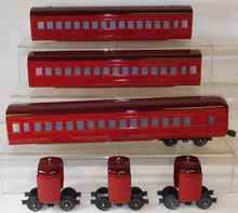 Load image into Gallery viewer, Lionel 6-51201 Rail Chief O Gauge Red Articulated PASSENGER SET Classics C-8