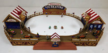 Load image into Gallery viewer, Gold Label Worlds Fair Ice Skating Rink Mr Christmas / Year Round Music 2004 Works