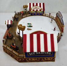 Load image into Gallery viewer, Gold Label Worlds Fair Ice Skating Rink Mr Christmas / Year Round Music 2004 Works