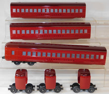 Load image into Gallery viewer, Lionel 6-51201 Rail Chief O Gauge Red Articulated PASSENGER SET Classics C-8