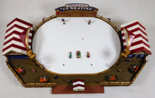 Load image into Gallery viewer, Gold Label Worlds Fair Ice Skating Rink Mr Christmas / Year Round Music 2004 Works