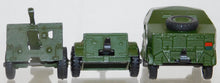 Load image into Gallery viewer, Dinky 697 25 pounder Field Gun Set 3pcs 686 687 688 Military Army CLEAN VINTAGE