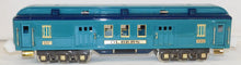 Load image into Gallery viewer, Lionel 11-40022 Standard Gauge BLUE COMET BAGGAGE EXTRA CAR OLBERS BRASS trim C-8