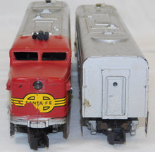 Load image into Gallery viewer, American Flyer 4713 Santa Fe Chief PA ABA Diesel Roar 470 471 473 Runs Serviced 1955