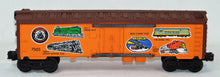 Load image into Gallery viewer, Lionel Trains 6-7503 75th Anniversary Famous Engine Reefer O gauge Orange woodsi