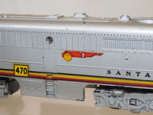 Load image into Gallery viewer, American Flyer 4713 Santa Fe Chief PA ABA Diesel Roar 470 471 473 Runs Serviced 1955