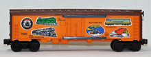 Load image into Gallery viewer, Lionel Trains 6-7503 75th Anniversary Famous Engine Reefer O gauge Orange woodsi