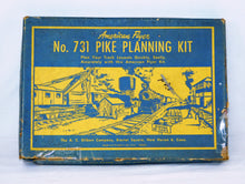 Load image into Gallery viewer, American Flyer Pike Planning Kit 731 layout tool S +INSERT +instructions Vintage