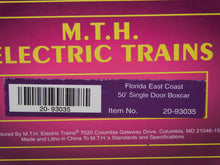 Load image into Gallery viewer, MTH 20-93035 Florida East Coast 50' Single Door Box Car #23092 O Scale Premier