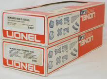 Load image into Gallery viewer, Lionel Trains 6-1579 Milwaukee Road Service Station Set F3 AA CRISP 7pcs 1975