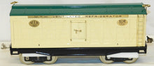 Load image into Gallery viewer, MTH 10-205 Standard Gauge 214R Reefer Ivory & Peacock Brass Tinplate Traditions