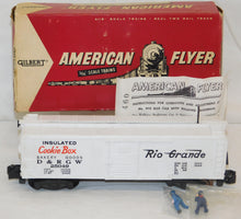 Load image into Gallery viewer, American Flyer 25049 DRGW Rio Grande lns Cookie Box Car Walking Brakeman BOXED with Instructions