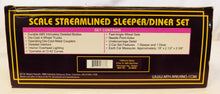 Load image into Gallery viewer, MTH 20-6645 California Zephyr 2-Car 70' Streamlined Sleeper/Diner Passenger Set