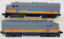 Load image into Gallery viewer, Lionel Trains 6-1579 Milwaukee Road Service Station Set F3 AA CRISP 7pcs 1975