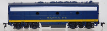 Load image into Gallery viewer, Athearn blue Santa Fe F7 B diesel dummy non-powered HO Scale Bluebonnet ATSF C-7