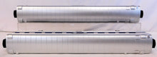 Load image into Gallery viewer, MTH 20-6648 Amtrak 2 Car Set 70' Aluminum Passenger Streamliner Sleeper Diner O Premier 1/48