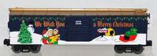 Load image into Gallery viewer, MTH 30-7454 Christmas Boxcar 2000 RailKing We Wish You Merry Christmas Snowman