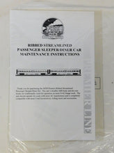 Load image into Gallery viewer, MTH 20-6648 Amtrak 2 Car Set 70' Aluminum Passenger Streamliner Sleeper Diner O Premier 1/48