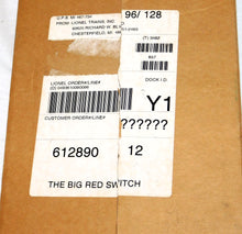 Load image into Gallery viewer, Lionel 6-12890 The Big Red Switch a BIG Control Button Plug into Cab-1 TMCC C-9