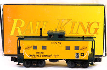 Load image into Gallery viewer, MTH 30-7727 Chicago Northwestern Steel Caboose lighted CNW 2000 C-8 Rail King O