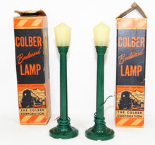 Load image into Gallery viewer, Colber Corporation Boulevard Lamp accessory With Box green light post O / S lot of TWO