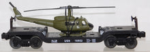 Load image into Gallery viewer, Lionel 6-16952 US Navy Flat Car w/ Ertl Helicopter Military USN United States O