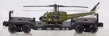 Load image into Gallery viewer, Lionel 6-16952 US Navy Flat Car w/ Ertl Helicopter Military USN United States O