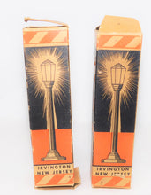 Load image into Gallery viewer, Colber Corporation Boulevard Lamp accessory With Box green light post O / S lot of TWO