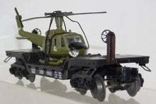 Load image into Gallery viewer, Lionel 6-16952 US Navy Flat Car w/ Ertl Helicopter Military USN United States O