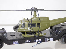 Load image into Gallery viewer, Lionel 6-16952 US Navy Flat Car w/ Ertl Helicopter Military USN United States O