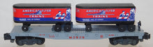 Load image into Gallery viewer, American Flyer 23830 Piggyback Unloader w/ Monon Flat+trailers CLEAN BOXED