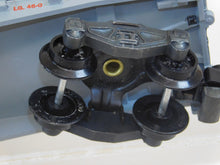 Load image into Gallery viewer, American Flyer 23830 Piggyback Unloader w/ Monon Flat+trailers CLEAN BOXED