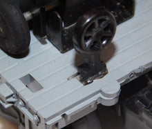 Load image into Gallery viewer, American Flyer 23830 Piggyback Unloader w/ Monon Flat+trailers CLEAN BOXED