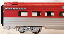 Load image into Gallery viewer, MTH 20-6612 Rock Island 2 Car 70' Streamlined Passenger Set Golden Rocket O C-8 Add On