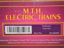 Load image into Gallery viewer, MTH 20-90069 Seaboard Unibody Modern tank car #67890 Premier Line O scale 1/48