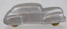 Load image into Gallery viewer, Sun Rubber #87 1930's Sedan Silver WOOD wheels Made USA 4.5" S500R Vintage early