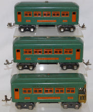 Load image into Gallery viewer, Lionel Outfit 296 Set #253 O gauge passenger Peacock Blue & Orange BOXED Runs Cars Light