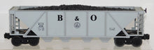Load image into Gallery viewer, Lionel Trains 6138 B&O Quad Hopper w/ coal load 4 bay Baltimore & Ohio 1986 O