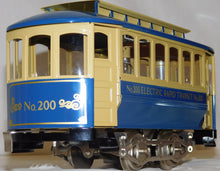 Load image into Gallery viewer, Lionel 6-13900 13901 Standard Gauge Trolley 200 & Trailer 201 Tinplate Classics