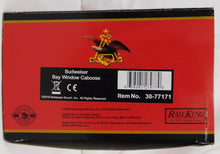 Load image into Gallery viewer, MTH 30-77171 Budweiser Beer Bay Window Caboose Anheuser Busch #19361 Boxed C-8