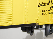 Load image into Gallery viewer, American Flyer 937 MKT Yellow Boxcar Missouri Kansas Texas Katy 1953-54 Boxed