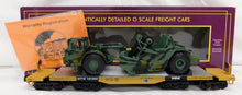 Load image into Gallery viewer, MTH 20-98379 U.S. Army Premier 47' TTX HeavyDuty FlatCar w/Military Scraper 1/48