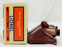 Load image into Gallery viewer, Lionel 6-62283 Lighted Die-cast Metal Bumpers BROWN Set of 2 Boxed O/027 C-8