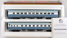 Load image into Gallery viewer, MTH 20-6692 Santa Fe Blue Goose 2-Car 70' Streamlined Slpr/Diner Passenger Set O